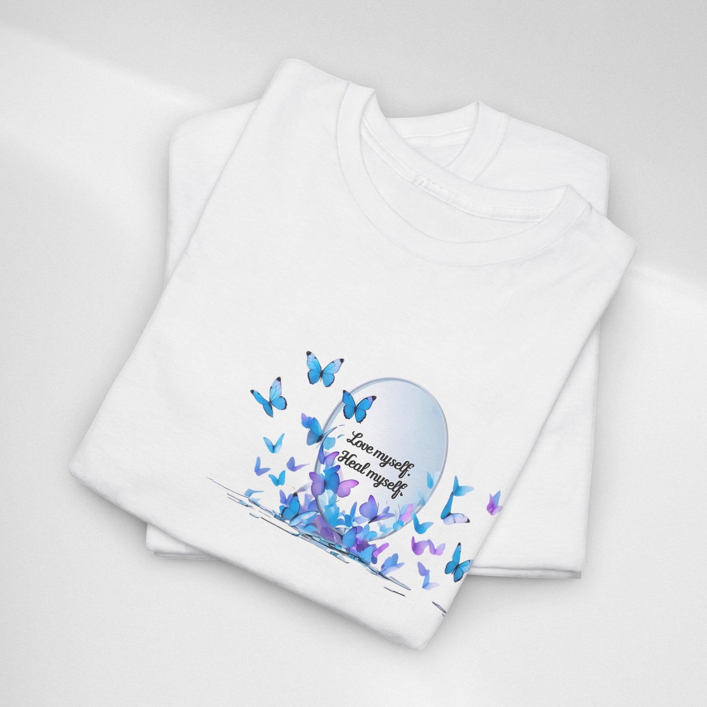 Butterfly Moon T-Shirt — "Strength Through Change" Inspirational Tee