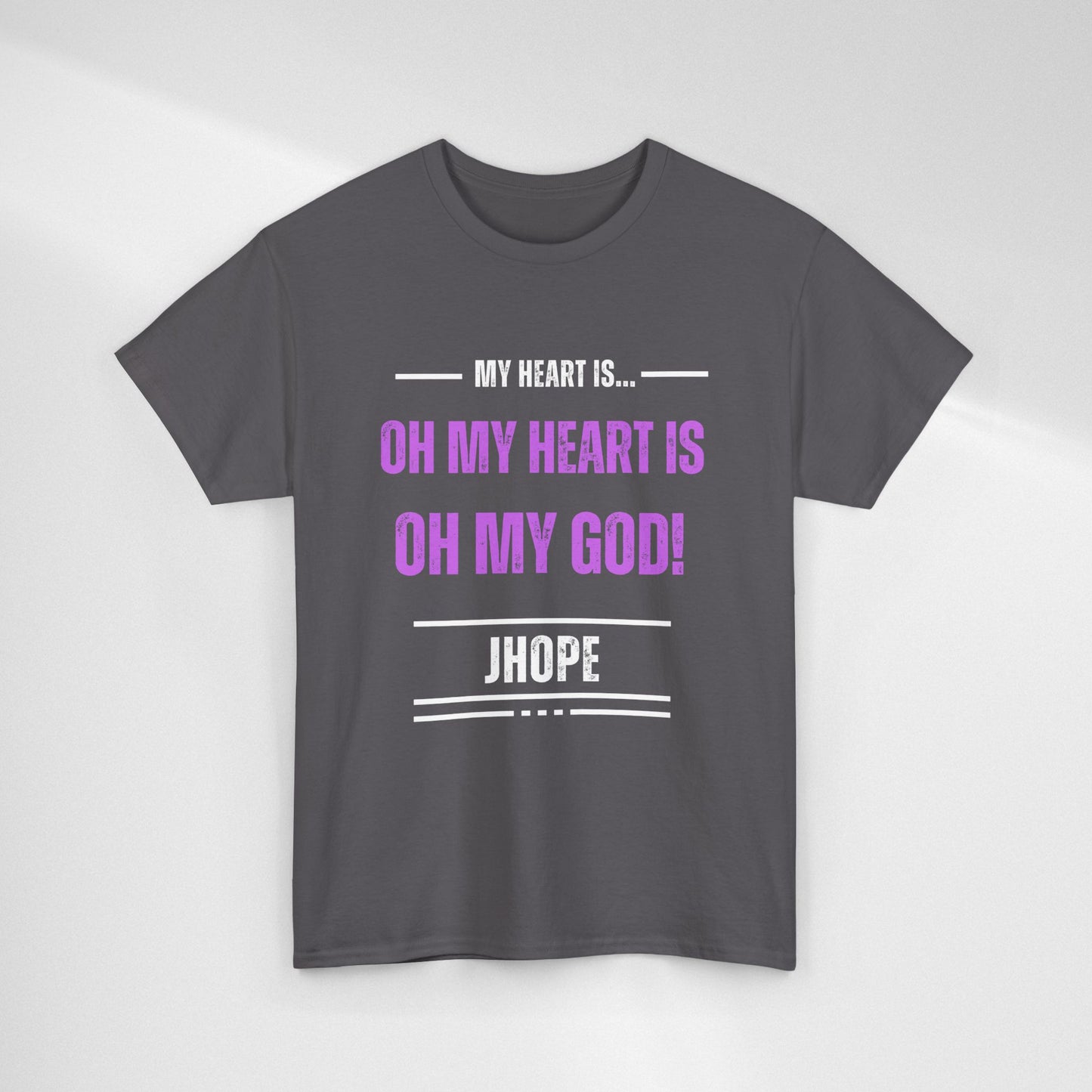 Graphic Tee — "Oh My Heart Is Oh My God!" J-Hope Fan Shirt