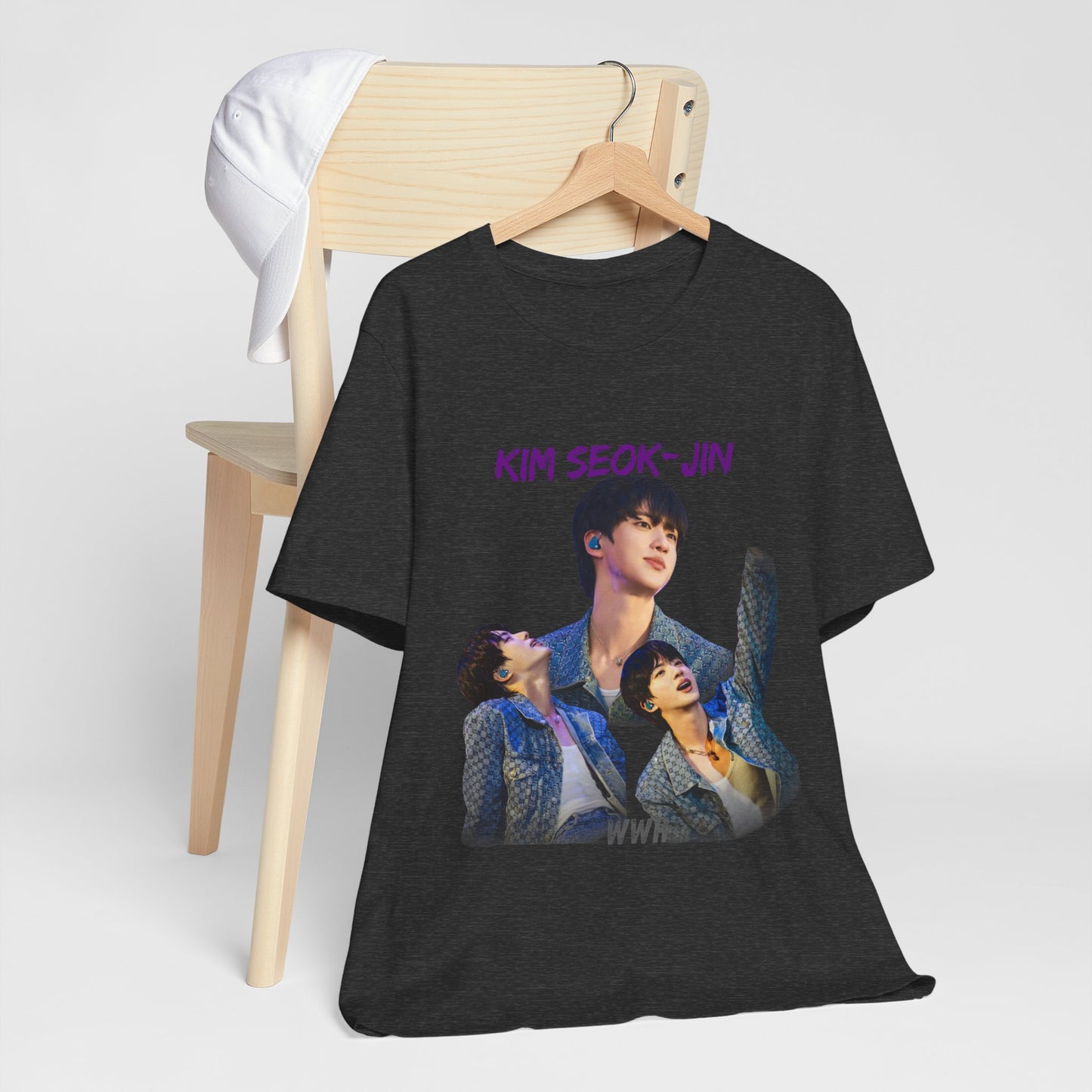 K-Pop Idol Photo Tee — 'Kim Seok-Jin' Graphic T-Shirt