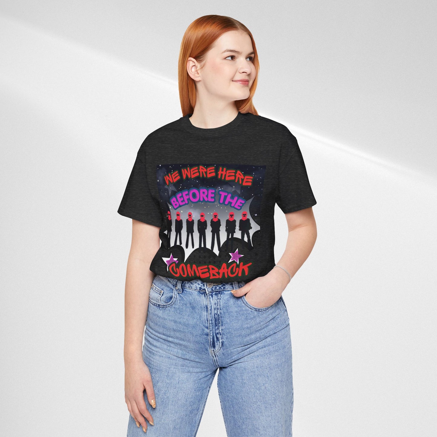 T‑Shirt — 'We Were Here Before the Comeback' Retro Pop Concert Tee