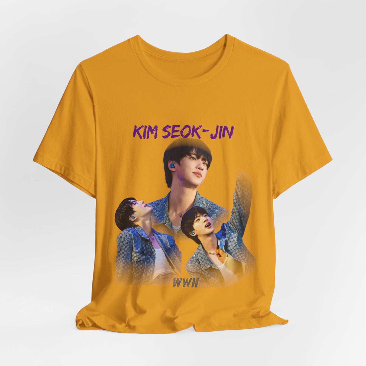 K-Pop Idol Photo Tee — 'Kim Seok-Jin' Graphic T-Shirt