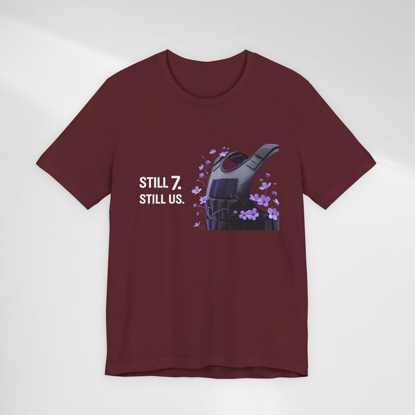 Bulletproof Vest Floral Tee — “I Am The Proof” Graphic T‑Shirt