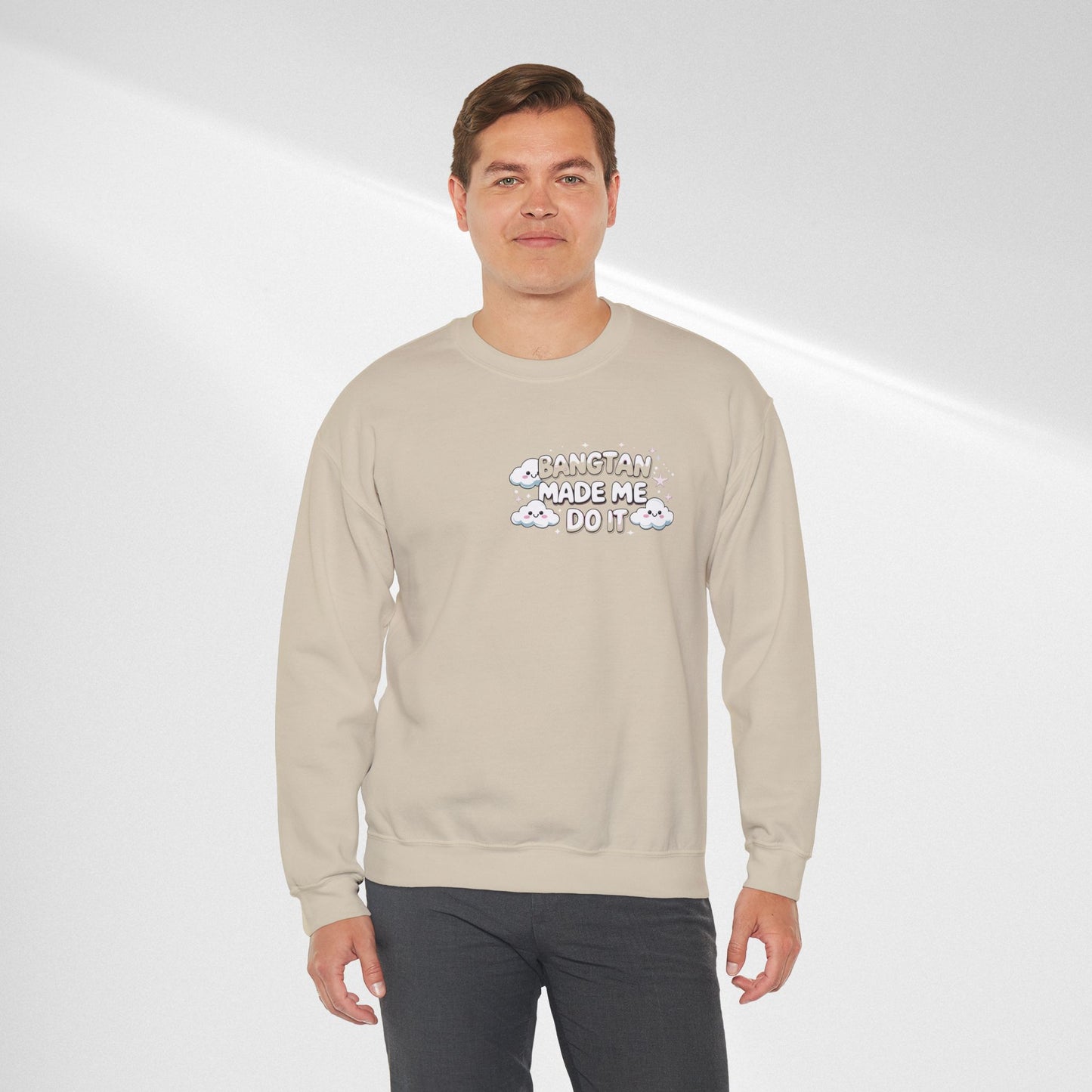 Crewneck Sweatshirt — "Bangtan Made Me Do It" K-Pop BTS Fan Pullover