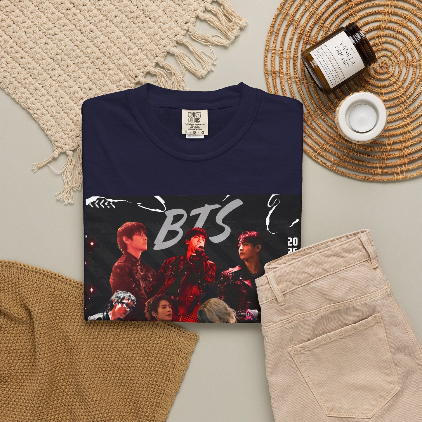 BTS ARIRANG Graphic T-Shirt — "Arirang" BTS Style Concert Tee
