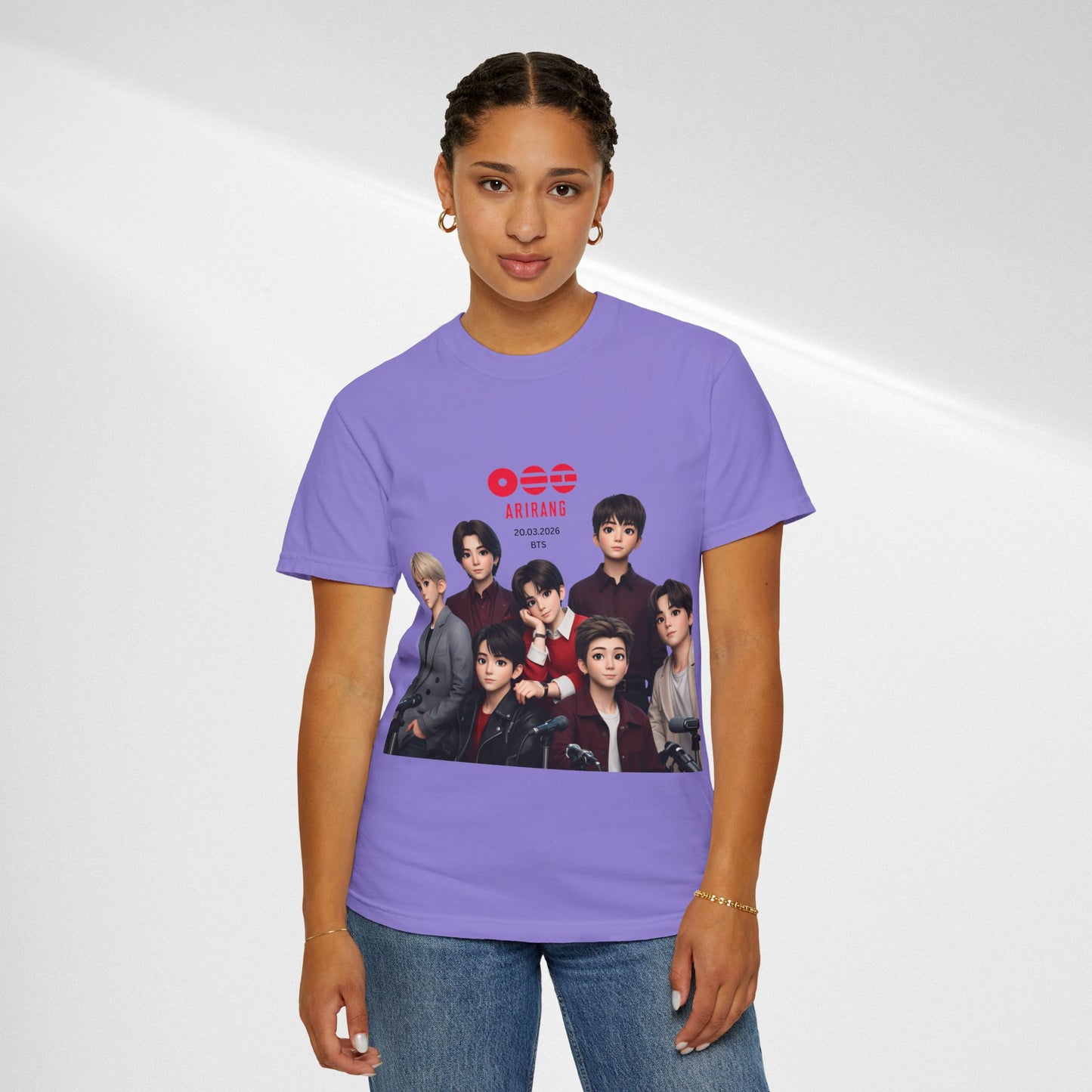 BTS Band Photo T-Shirt — Group Portrait Graphic Tee