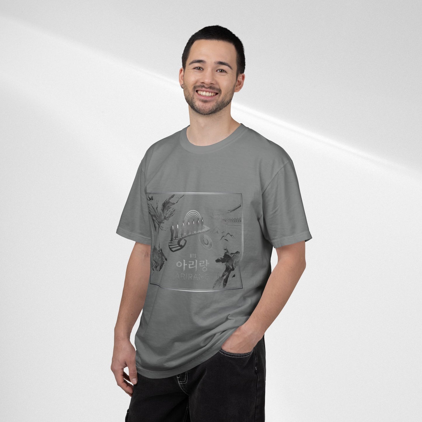 BTS Arirang Graphic T-Shirt — Korean Folklore Illustration Tee