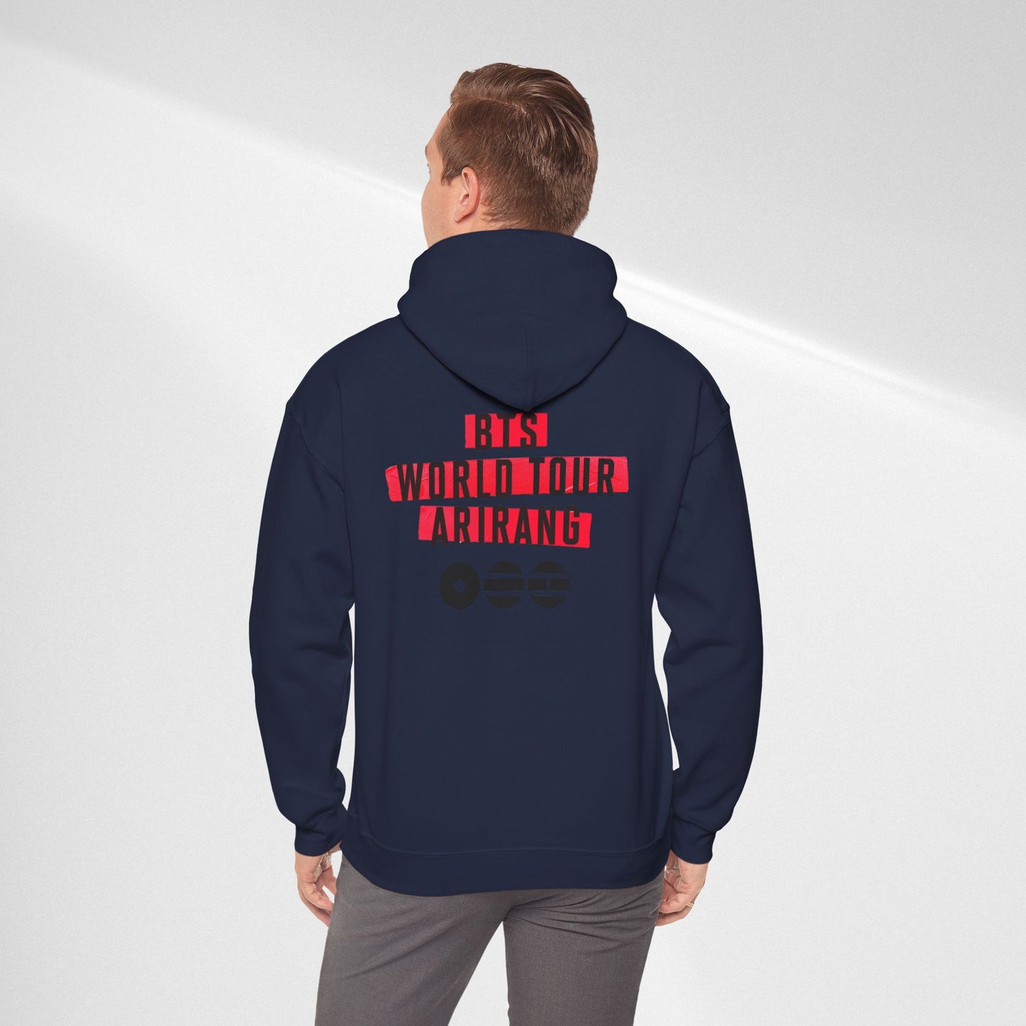 BTS World Tour "ARRIANG" Hoodie — Minimal Logo Tour Pullover