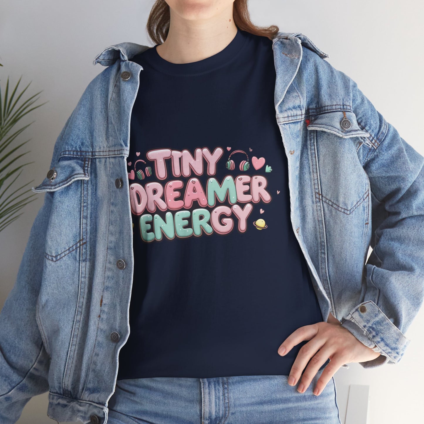 TinyTan Dreamer Energy T-Shirt — Cute Pastel Graphic Tee