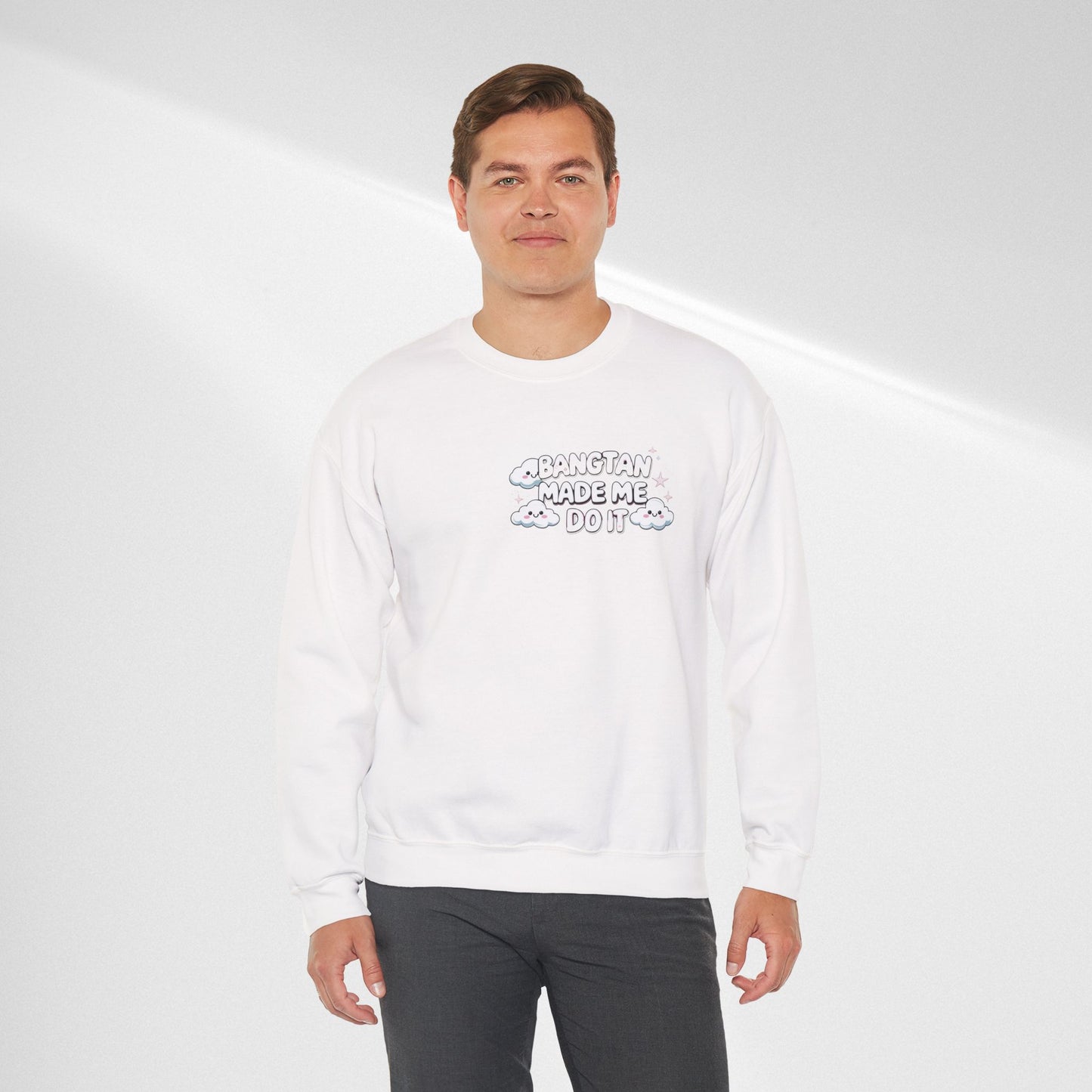 Crewneck Sweatshirt — "Bangtan Made Me Do It" K-Pop BTS Fan Pullover