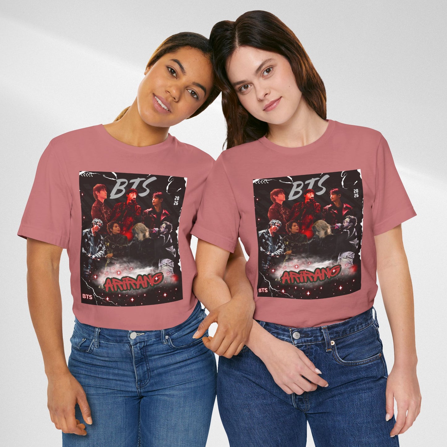 BTS ARIRANG Band Graphic Tee — 'BTS ARMY' Retro Concert Poster Shirt