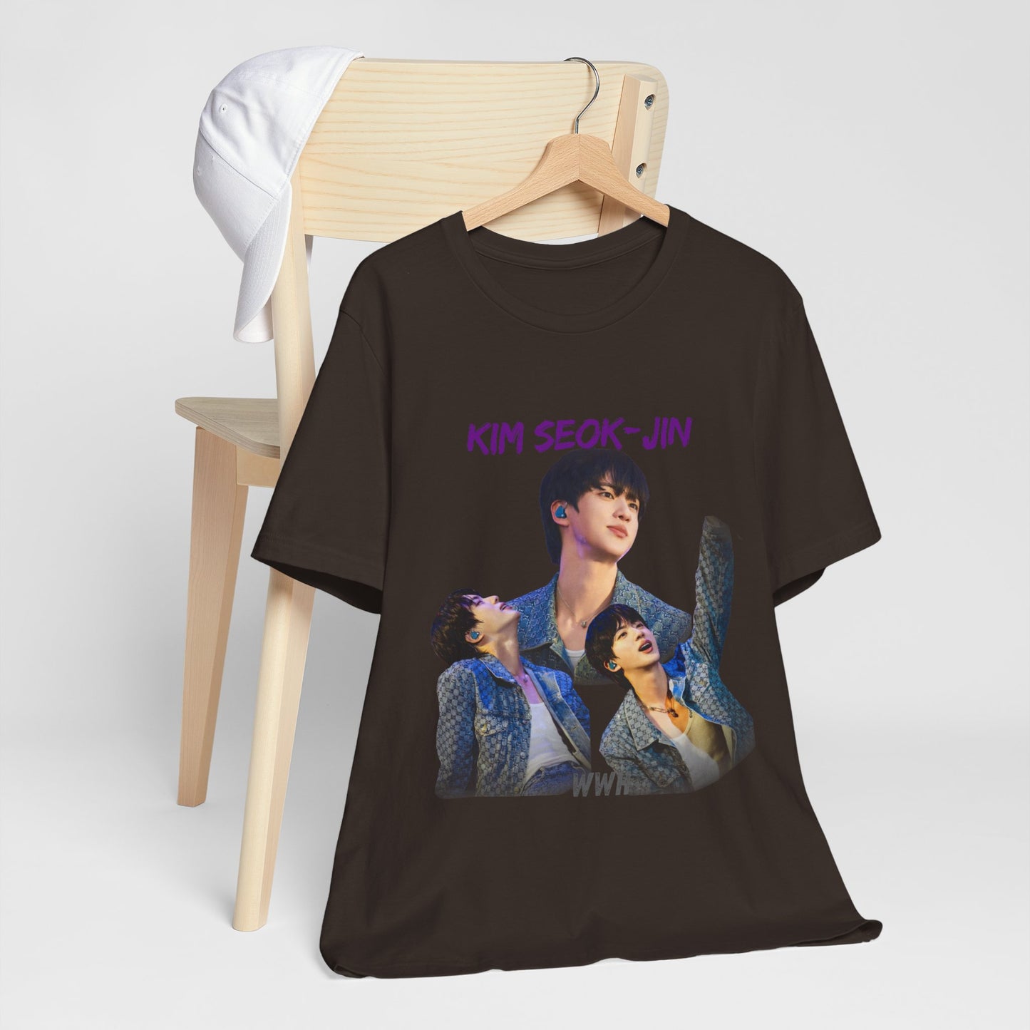 K-Pop Idol Photo Tee — 'Kim Seok-Jin' Graphic T-Shirt