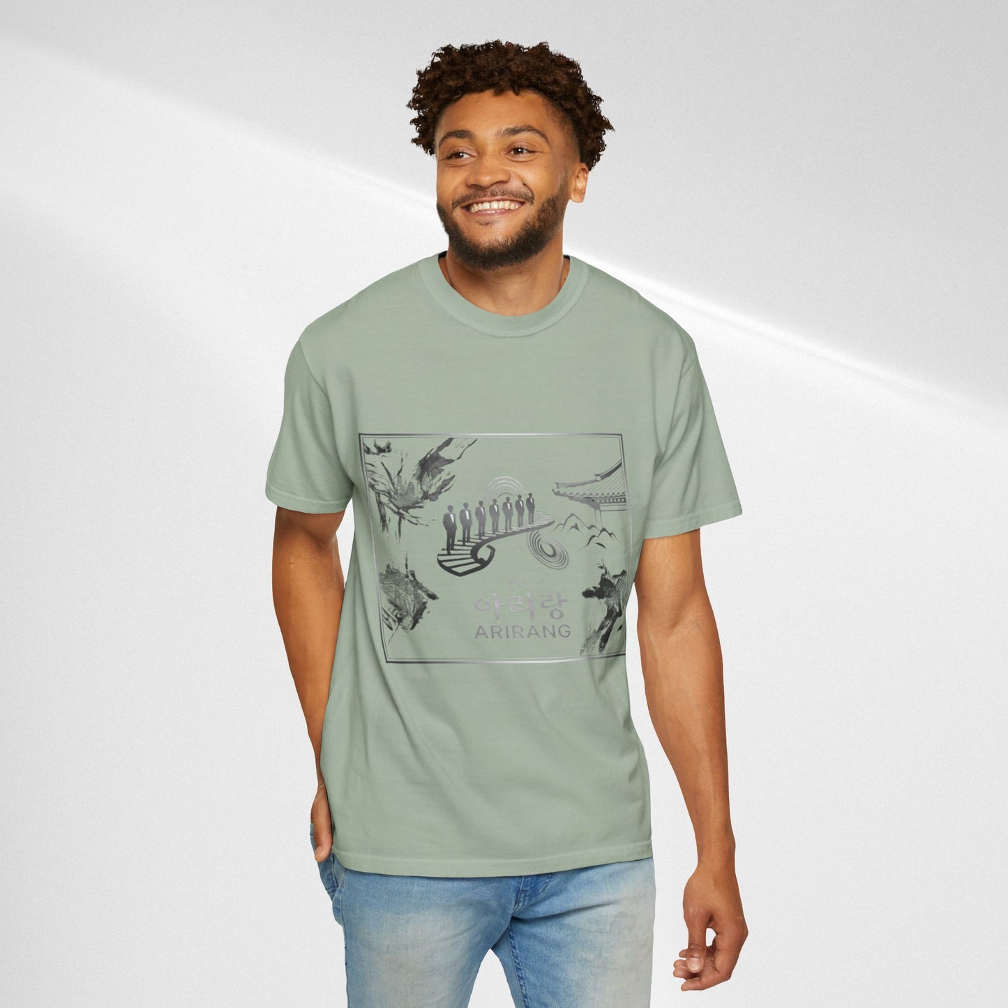 BTS Arirang Graphic T-Shirt — Korean Folklore Illustration Tee