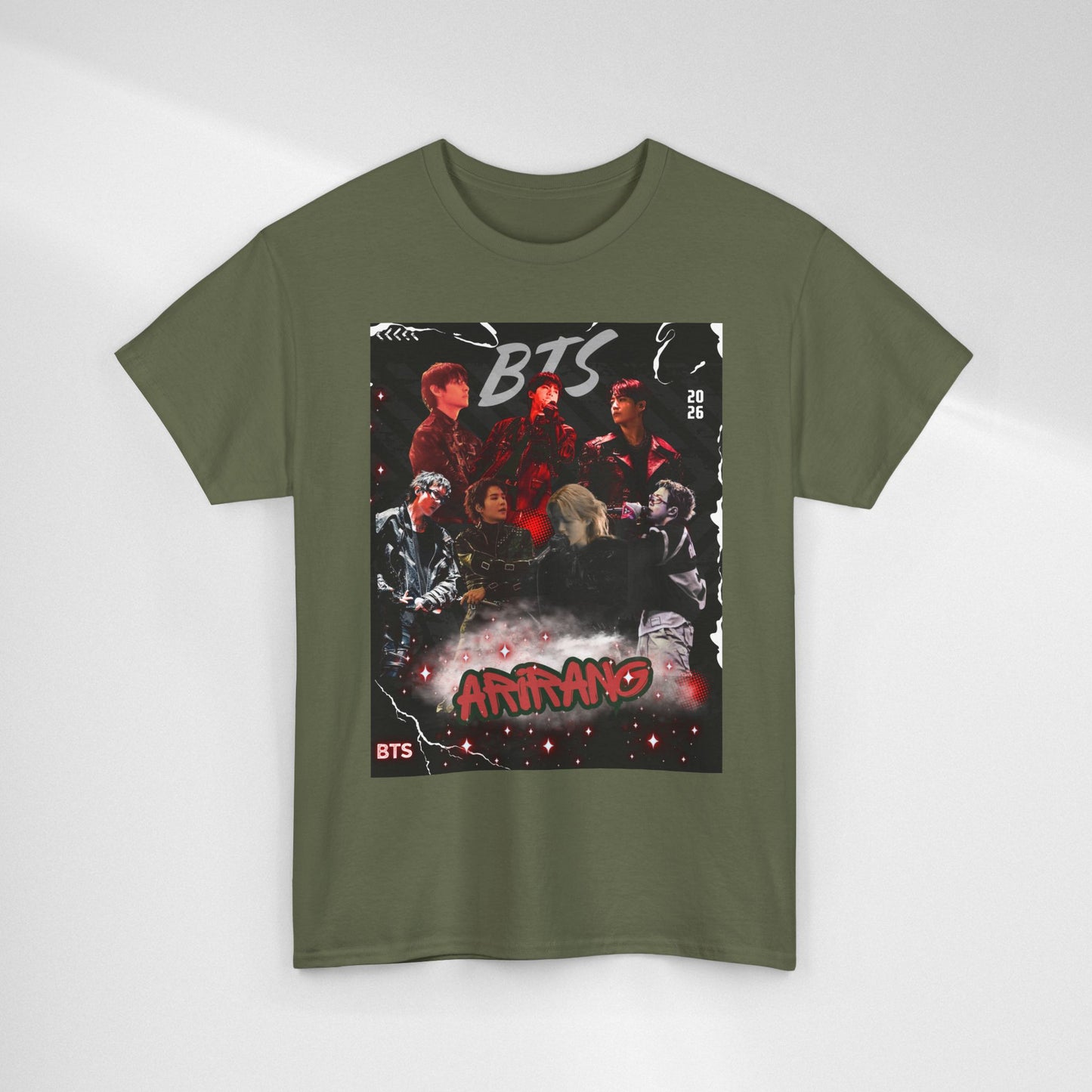 BTS Album Art Graphic Tee — 'Arirang' Fan Shirt
