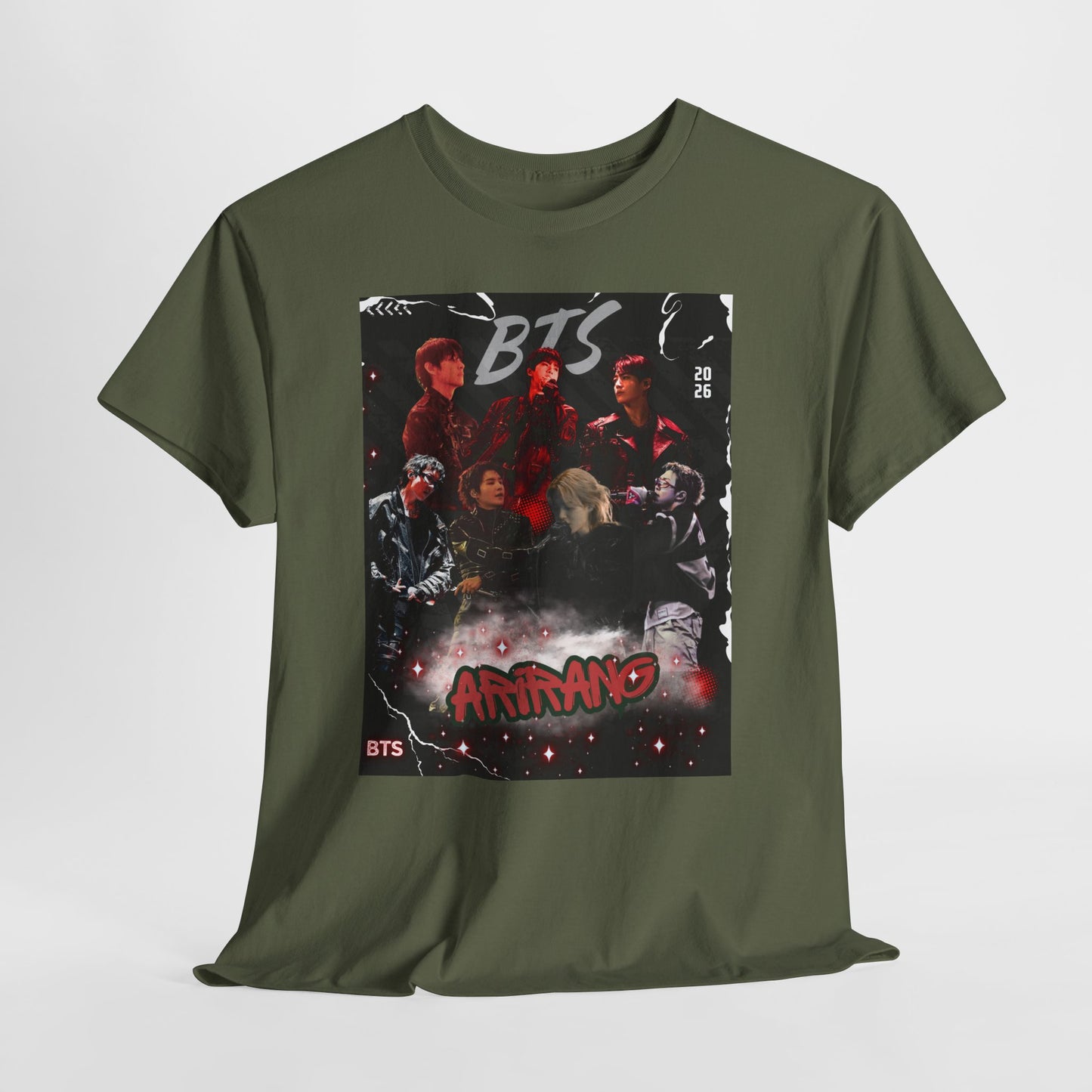 BTS Album Art Graphic Tee — 'Arirang' Fan Shirt