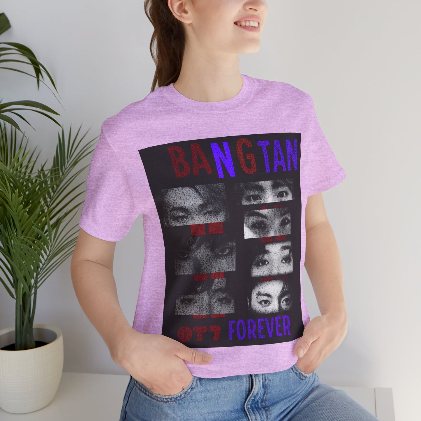 Bangtan Forever BTS Eyes Graphic Tee – K‑Pop Fan Shirt
