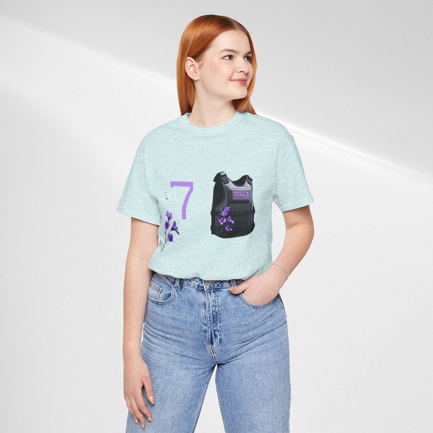 Bulletproof Vest Floral Tee — “I Am The Proof” Graphic T‑Shirt