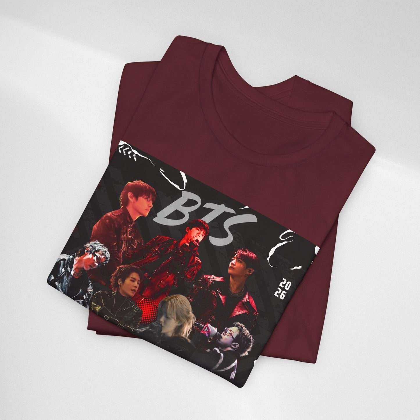 BTS ARIRANG Band Graphic Tee — 'BTS ARMY' Retro Concert Poster Shirt