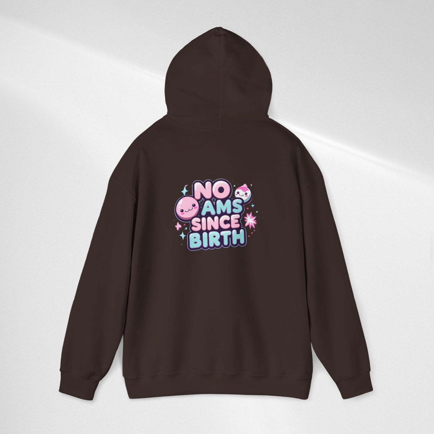 Hoodie — "No Jams Since Birth" Cute Kawaii Graphic Pullover
