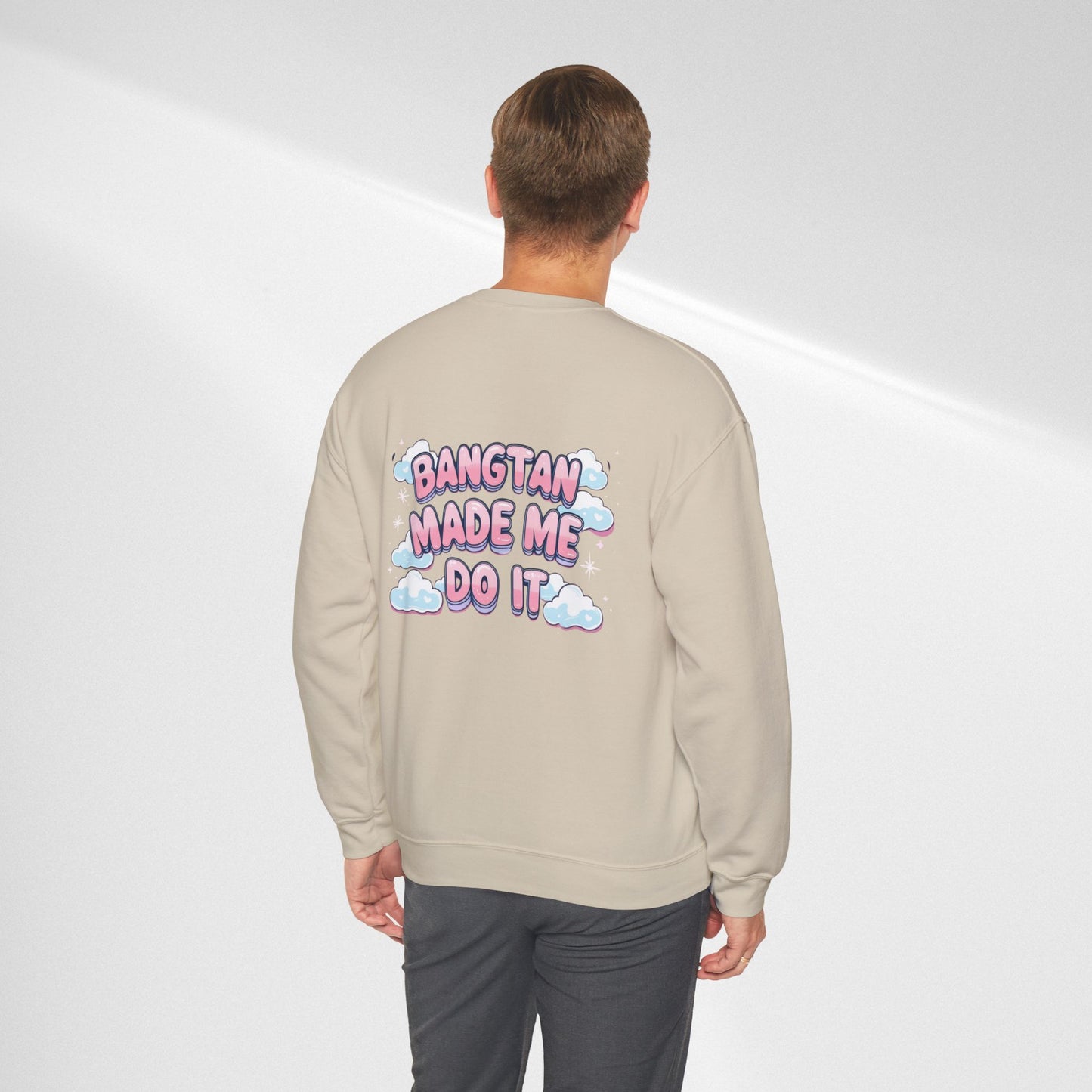 Crewneck Sweatshirt — "Bangtan Made Me Do It" K-Pop BTS Fan Pullover