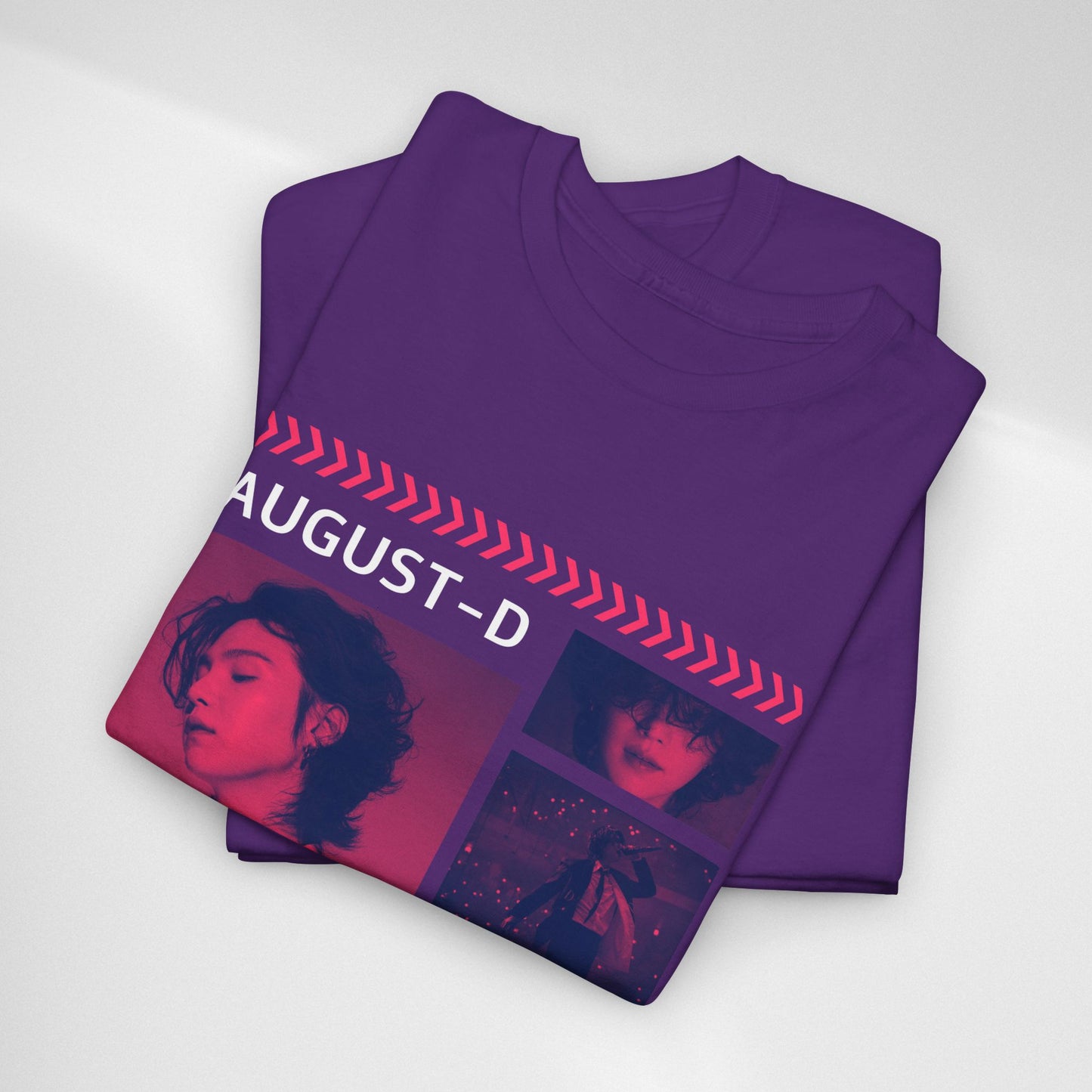 Min Yoon-Gi Photo Grid Tee — K‑Pop BTS August‑D Fan Shirt