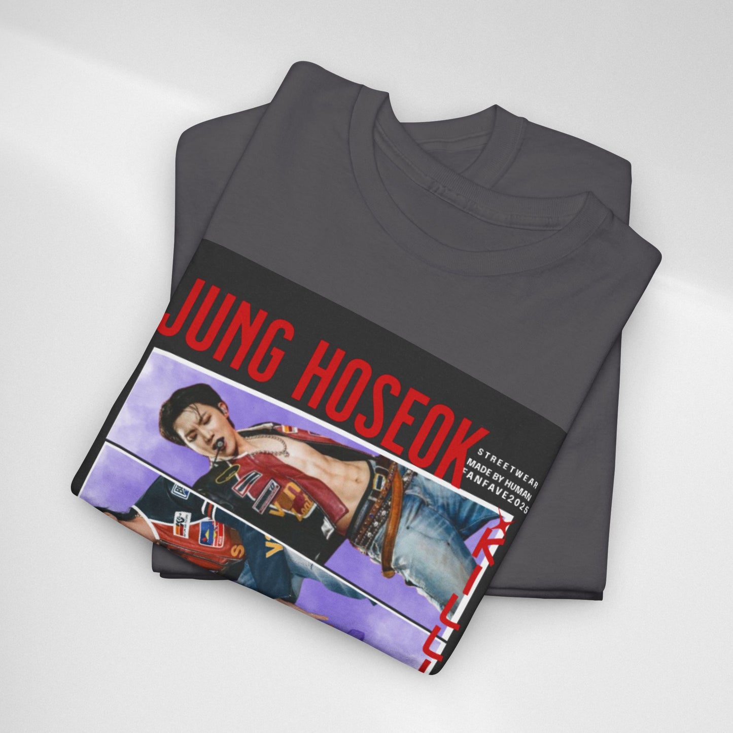 Jung Hoseok Photo Collage Tee — Retro K-Pop Fan Shirt