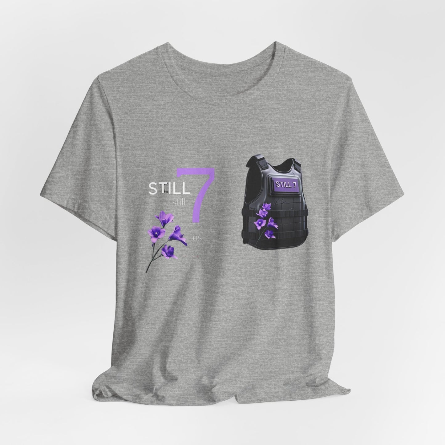 Bulletproof Vest Floral Tee — “I Am The Proof” Graphic T‑Shirt