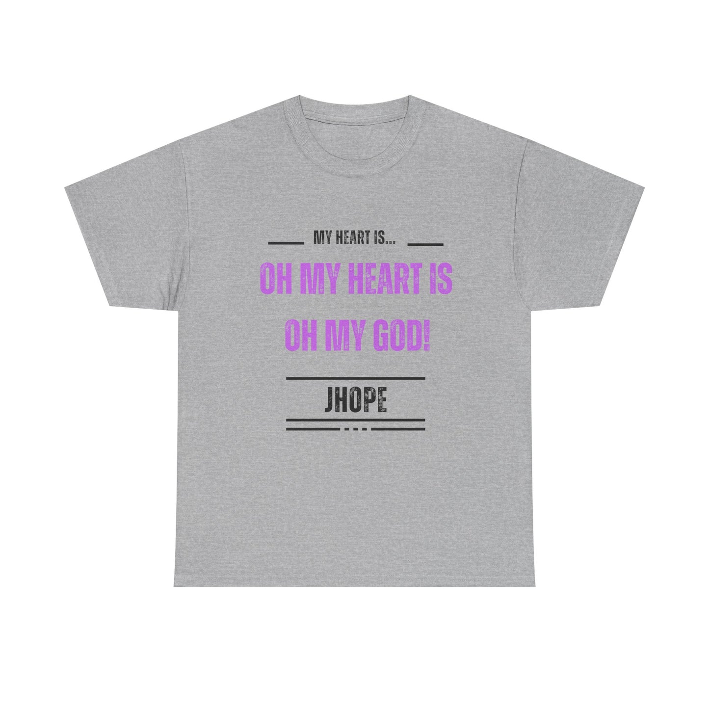 Graphic Tee — "Oh My Heart Is Oh My God!" J-Hope Fan Shirt