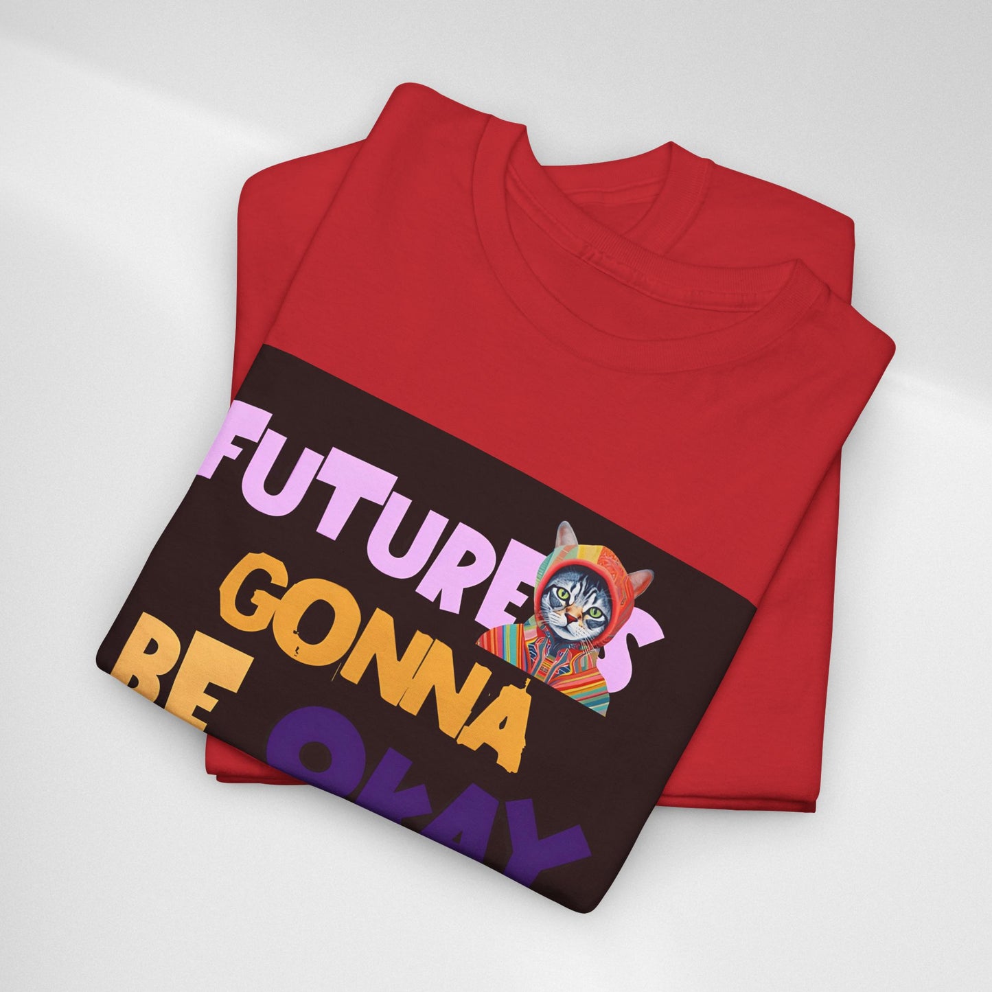Future's Gonna Be Okay D-Day T-Shirt — Positive Retro Graphic Tee
