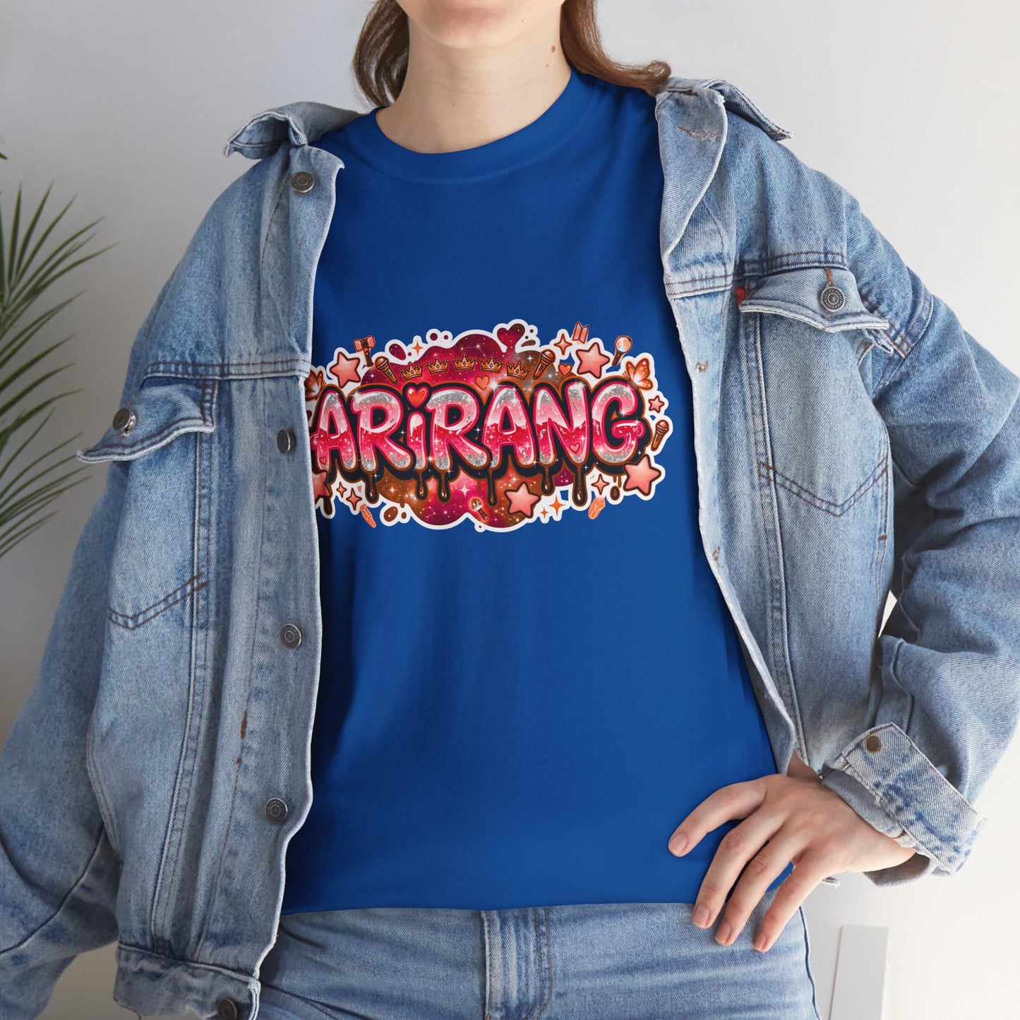 BTS Arirang Floral Graphic Tee - Korean Music Tribute Shirt