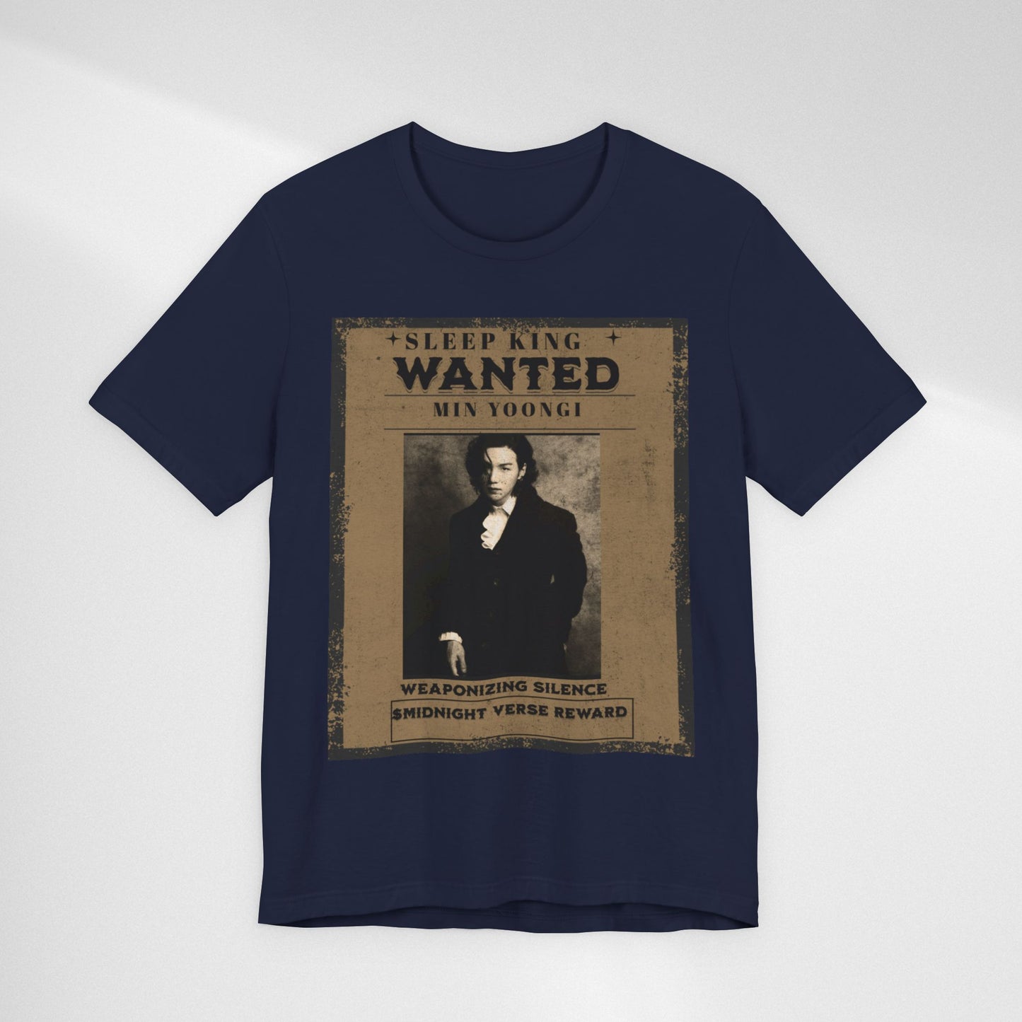Sleep King Wanted Tee — Vintage 'Min Yoongi' Poster Shirt