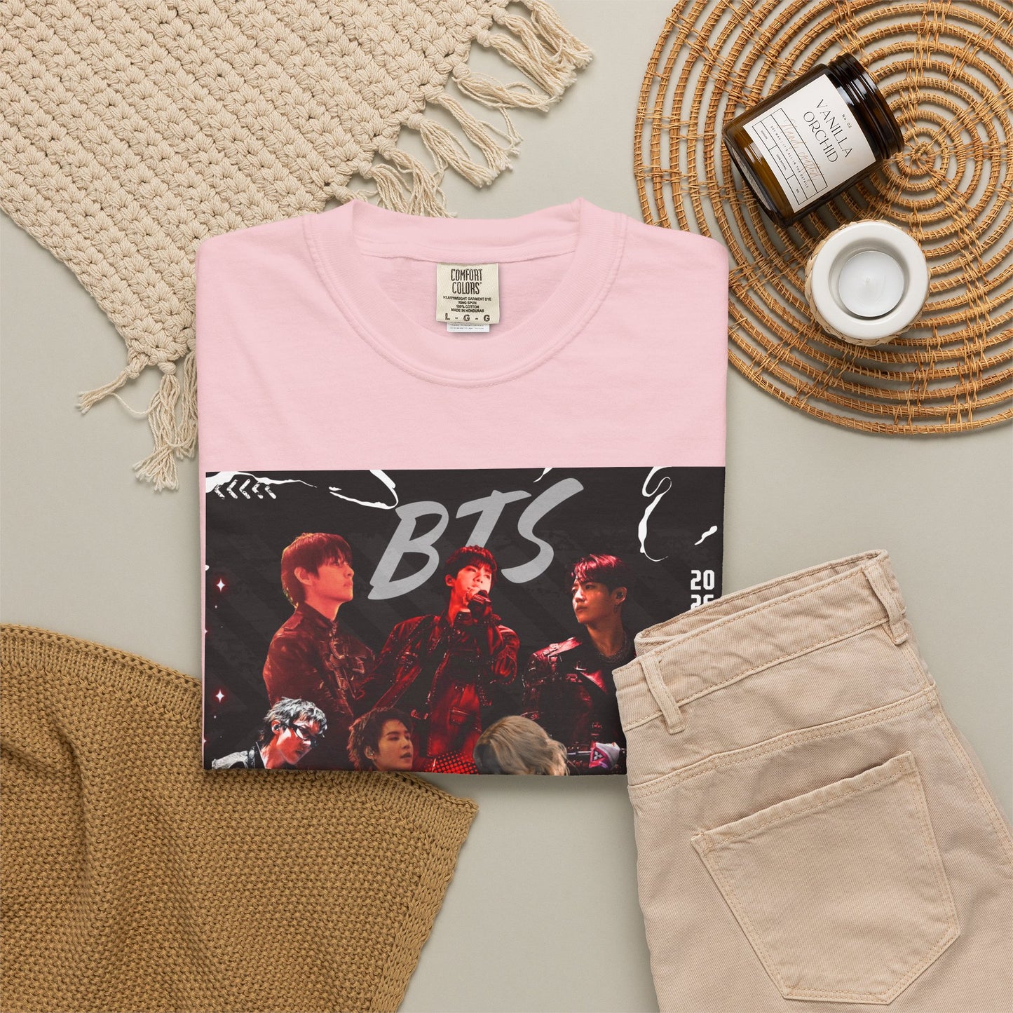 BTS ARIRANG Graphic T-Shirt — "Arirang" BTS Style Concert Tee