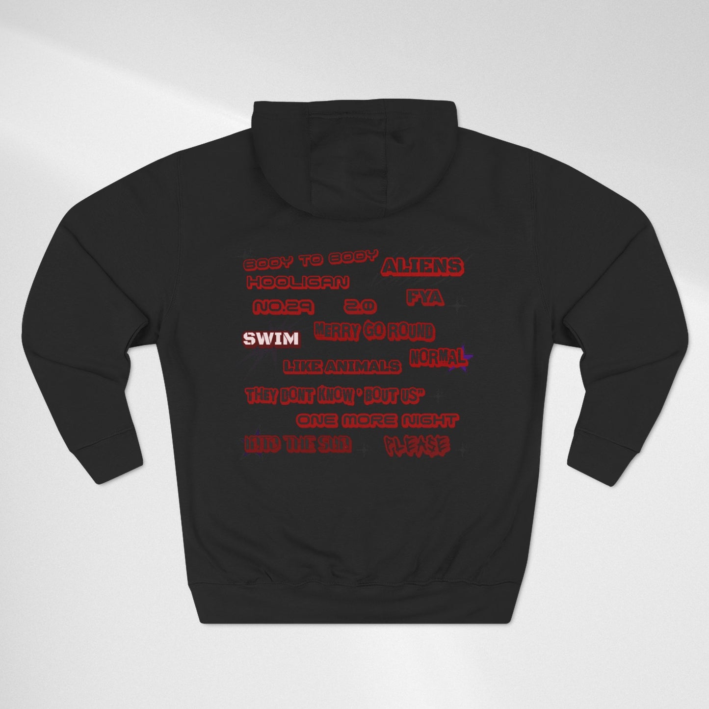 BTS World Tour Hoodie — 'Arirang' Fleece Pullover with Tour Dates