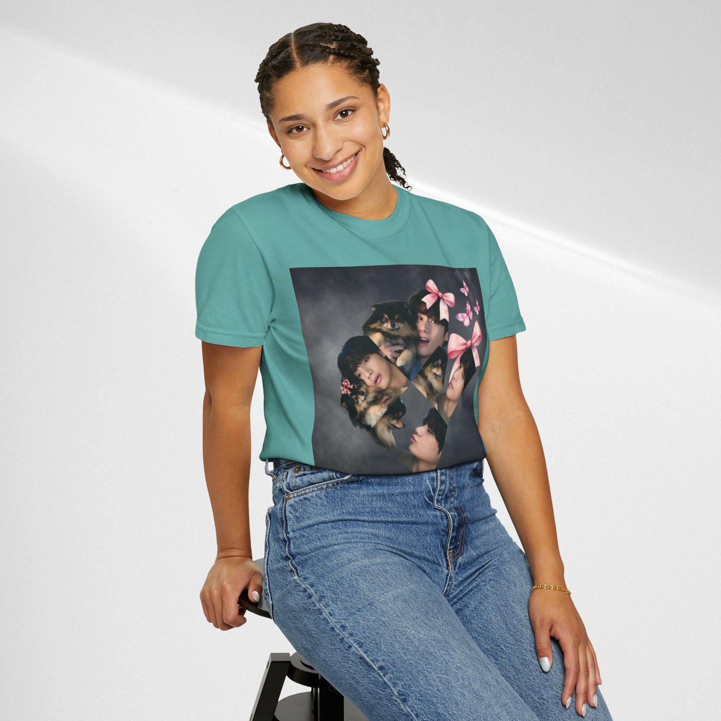 V Too Sweet to Handle T-Shirt — Cute Vintage Photo Collage Tee