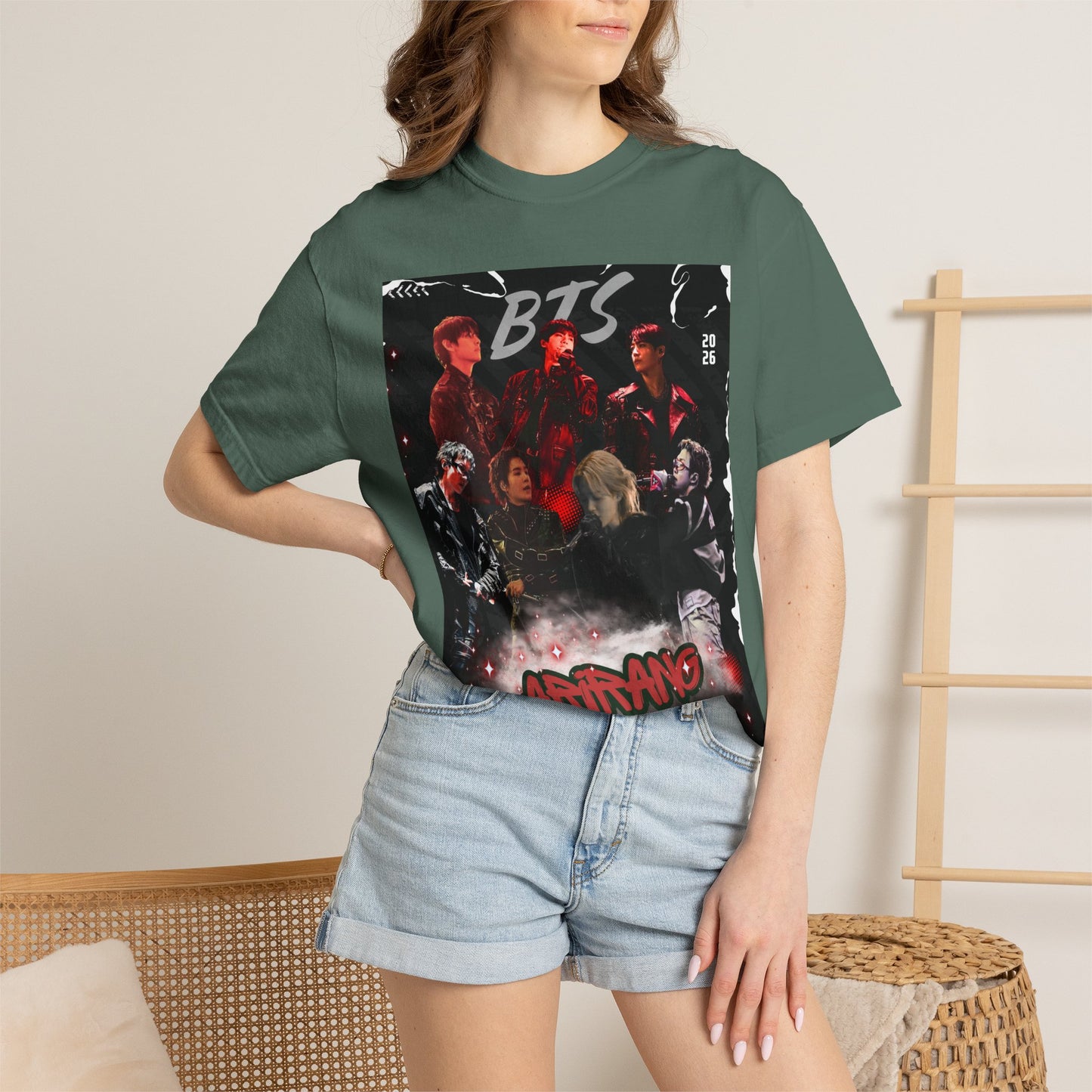 BTS ARIRANG Graphic T-Shirt — "Arirang" BTS Style Concert Tee