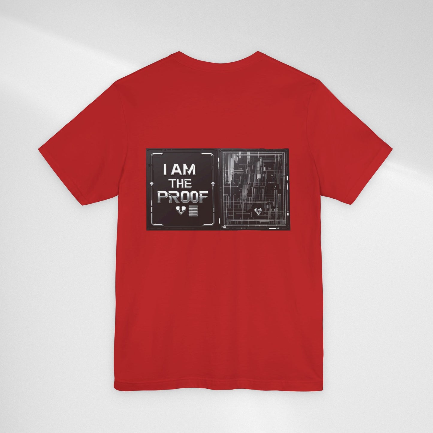 Bulletproof Vest Floral Tee — “I Am The Proof” Graphic T‑Shirt