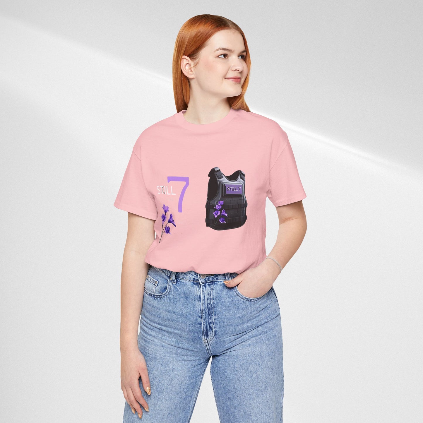 Bulletproof Vest Floral Tee — “I Am The Proof” Graphic T‑Shirt