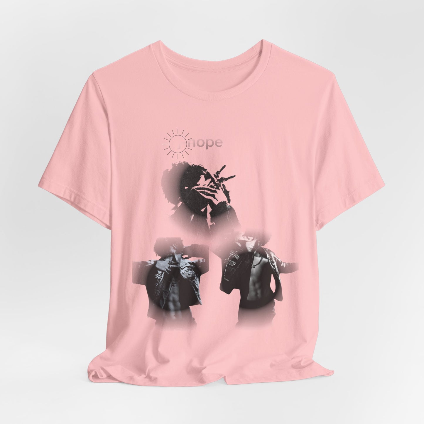 J hope Graphic Tee — Moody Monochrome Portraits