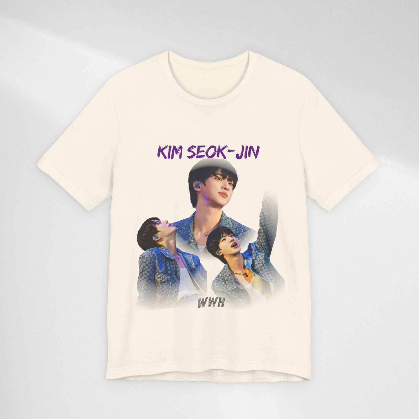 K-Pop Idol Photo Tee — 'Kim Seok-Jin' Graphic T-Shirt