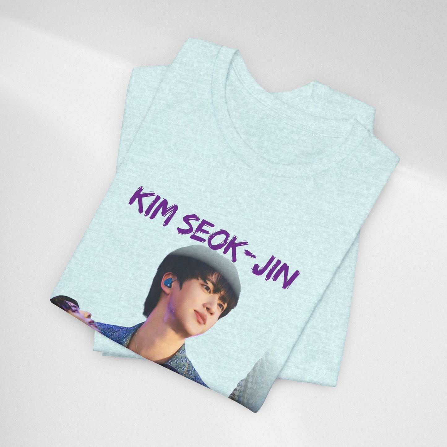 K-Pop Idol Photo Tee — 'Kim Seok-Jin' Graphic T-Shirt