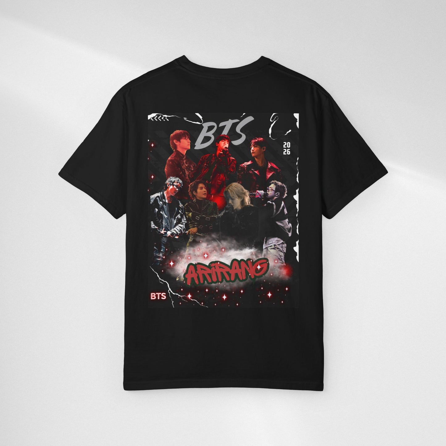 BTS ARIRANG Graphic T-Shirt — "Arirang" BTS Style Concert Tee