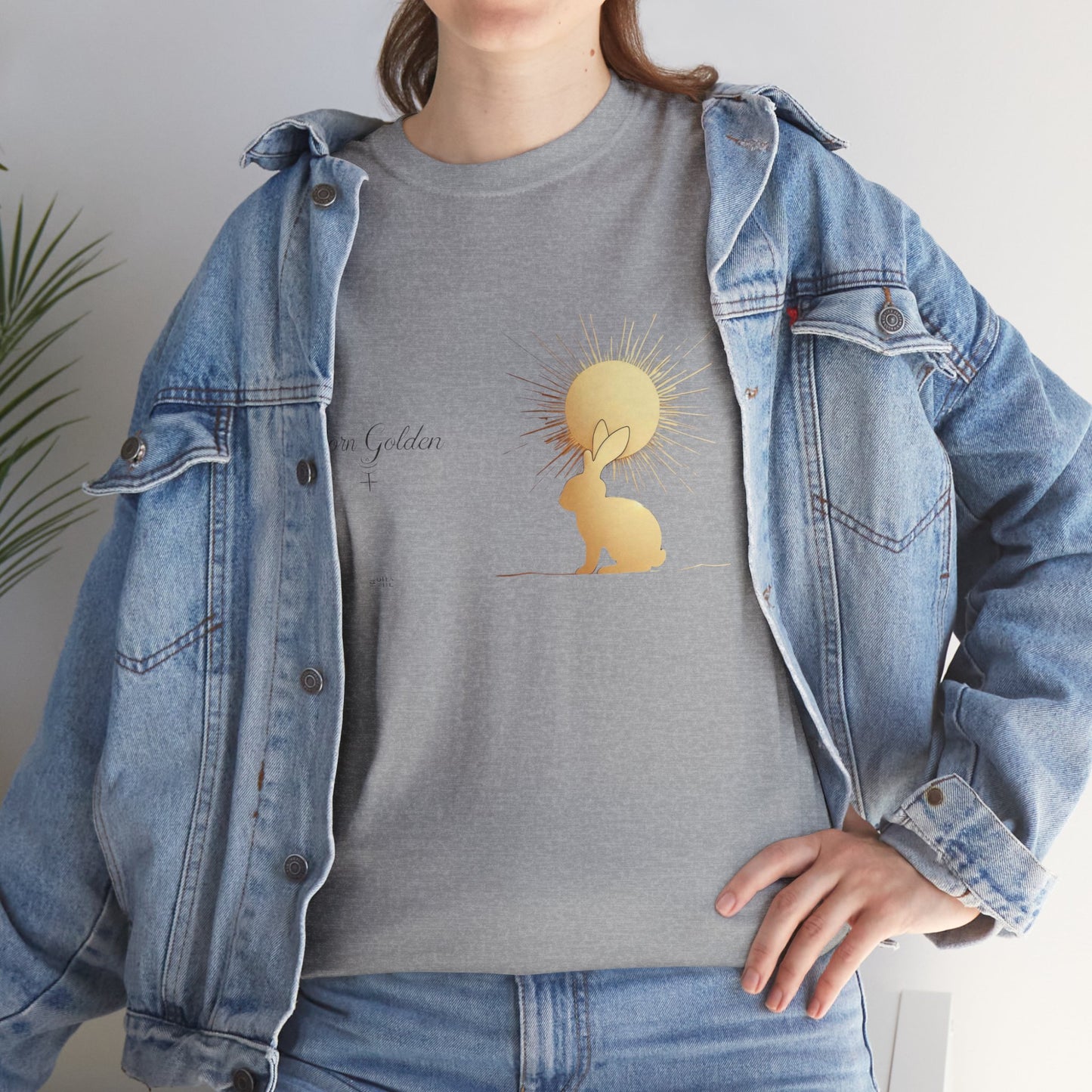 JK Golden Child T-Shirt — 'Born Golden' Cute Kids Illustration Tee