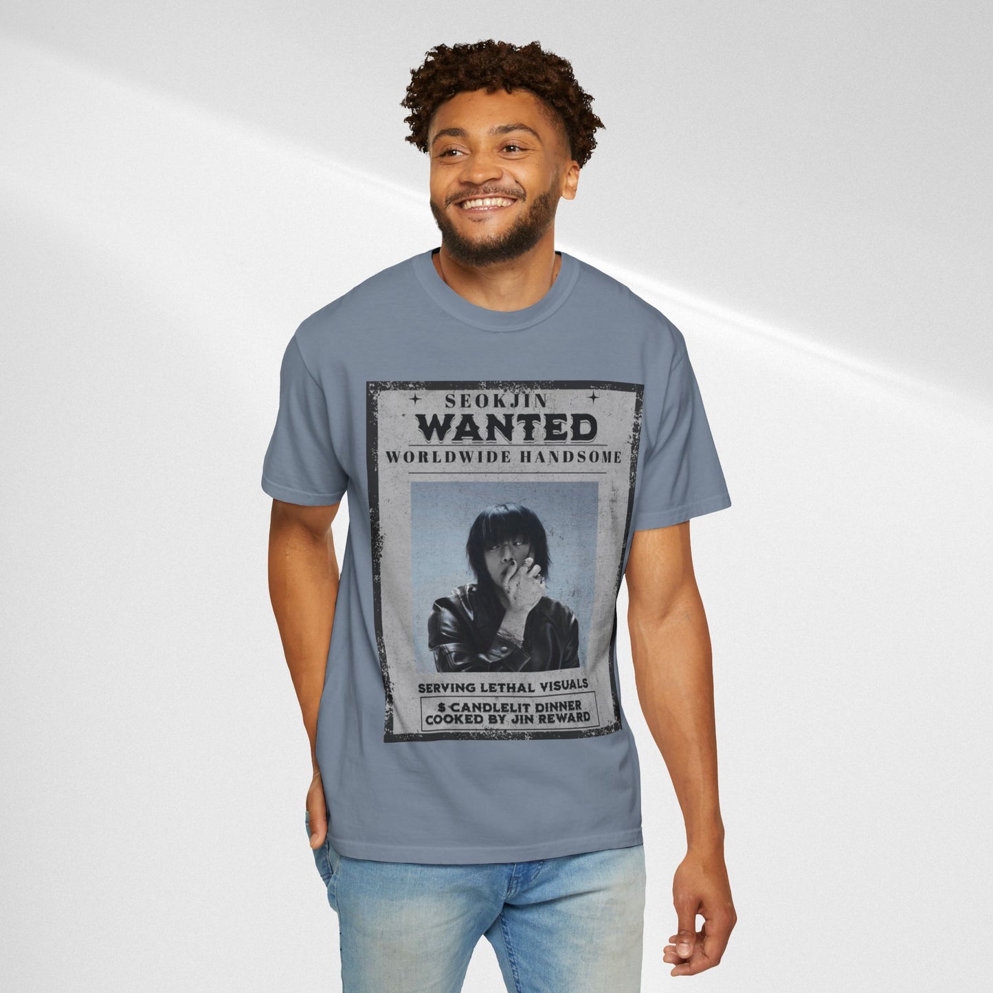 Seokjin "Wanted: Worldwide Handsome" Graphic T-Shirt
