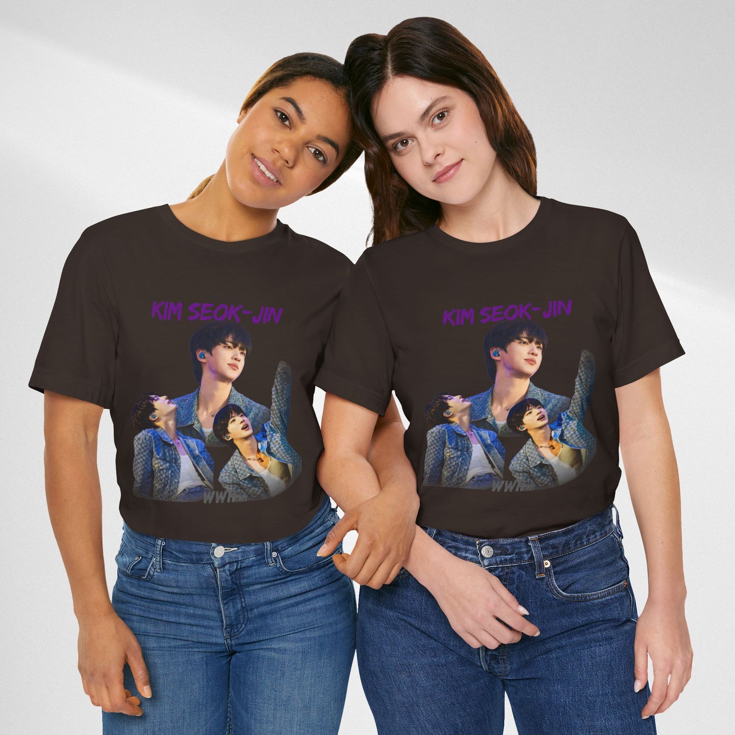 K-Pop Idol Photo Tee — 'Kim Seok-Jin' Graphic T-Shirt