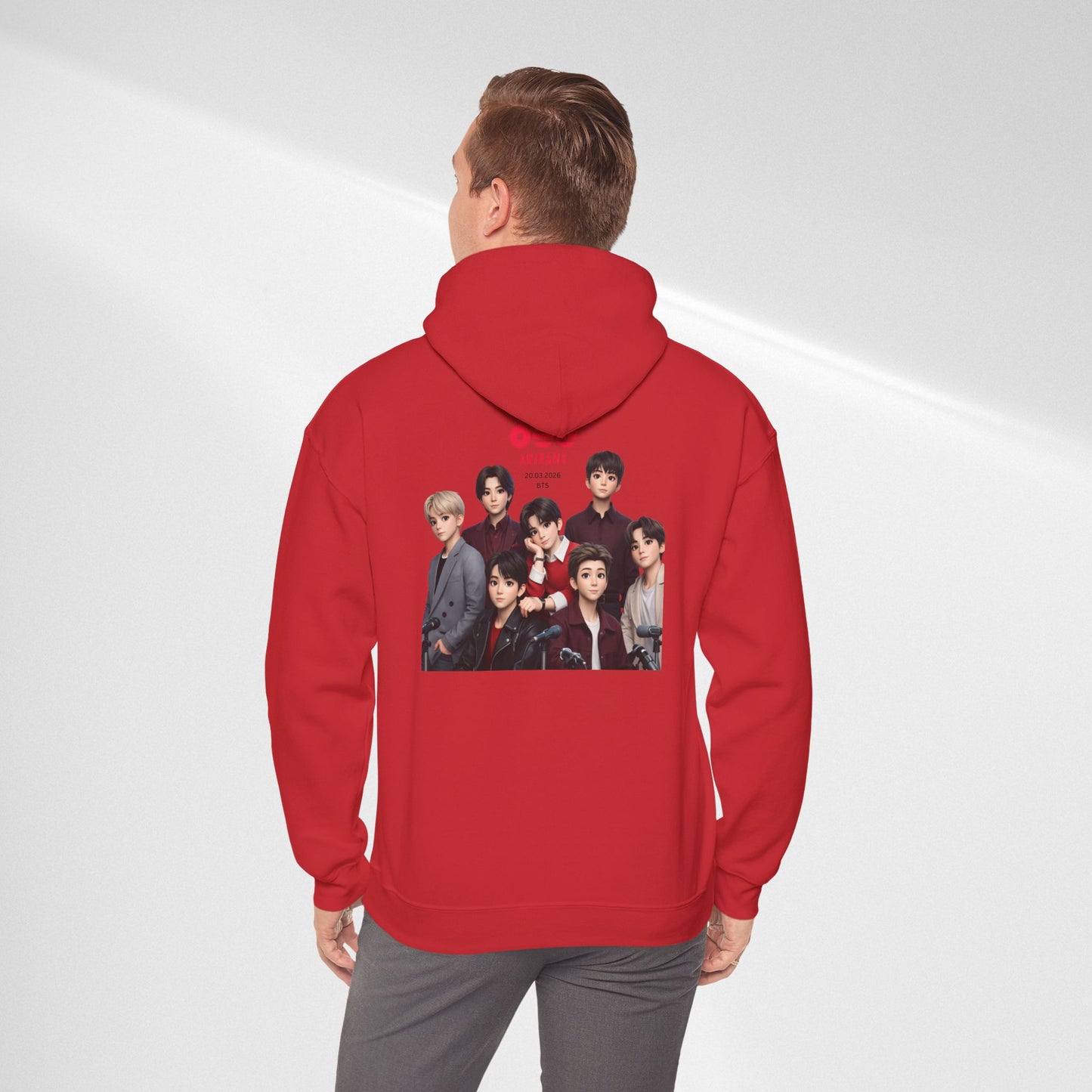 BTS Group Photo Hoodie – Korean Boy Band Pullover