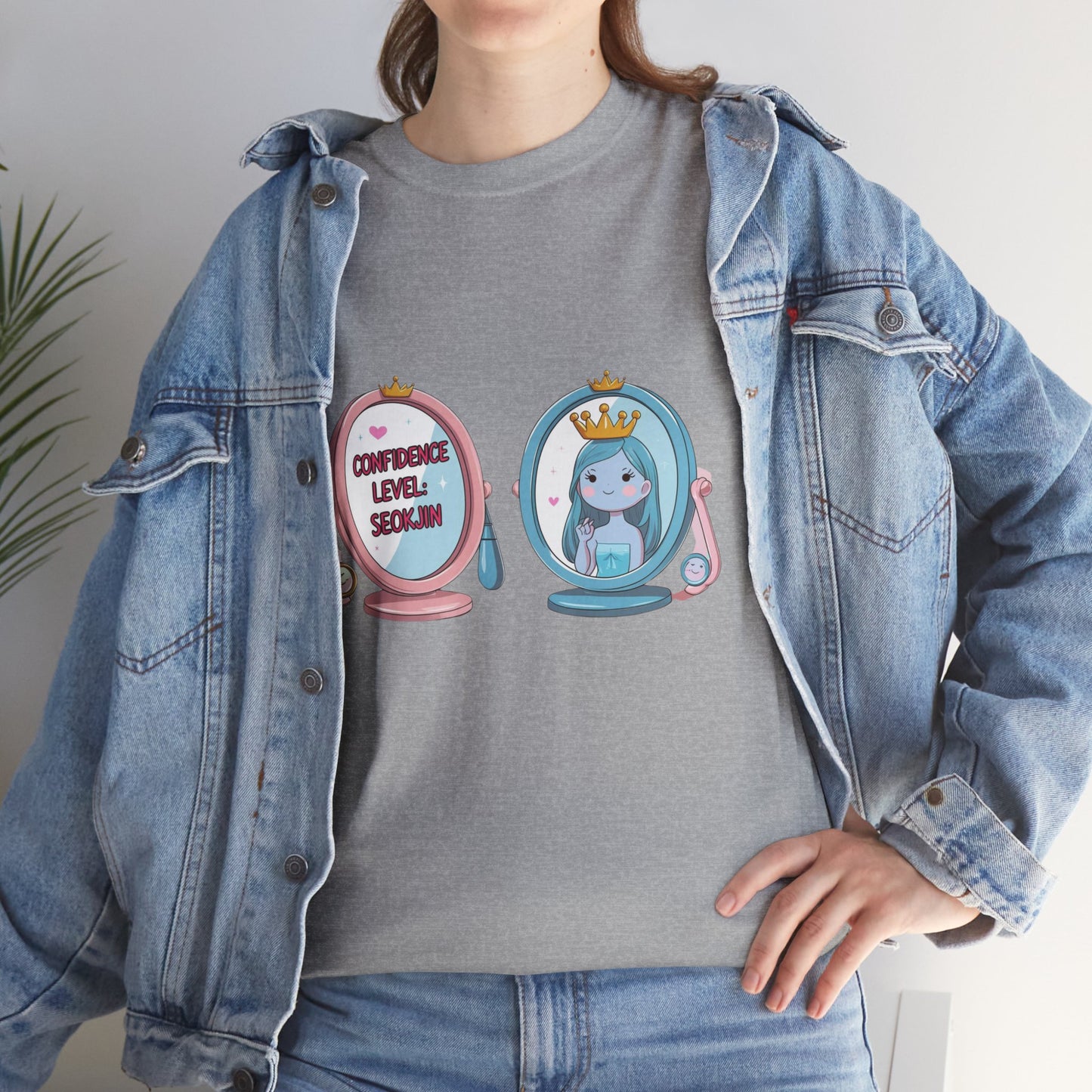 BTS Jin Confidence Level T-Shirt — Seokjin Fan Tee