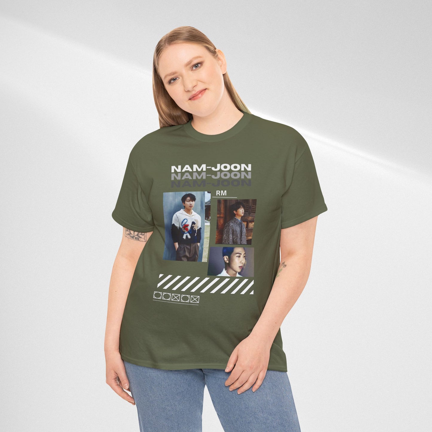 RM (Nam-Joon) Photo Collage K-Pop Graphic Tee