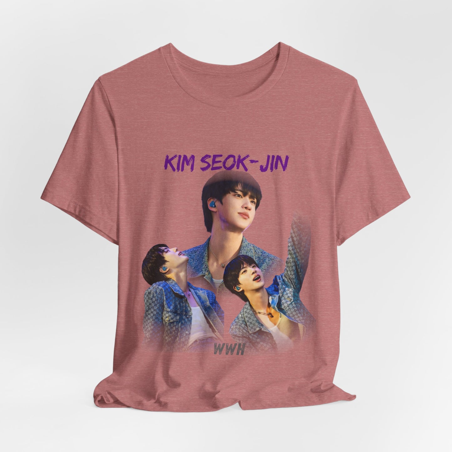K-Pop Idol Photo Tee — 'Kim Seok-Jin' Graphic T-Shirt