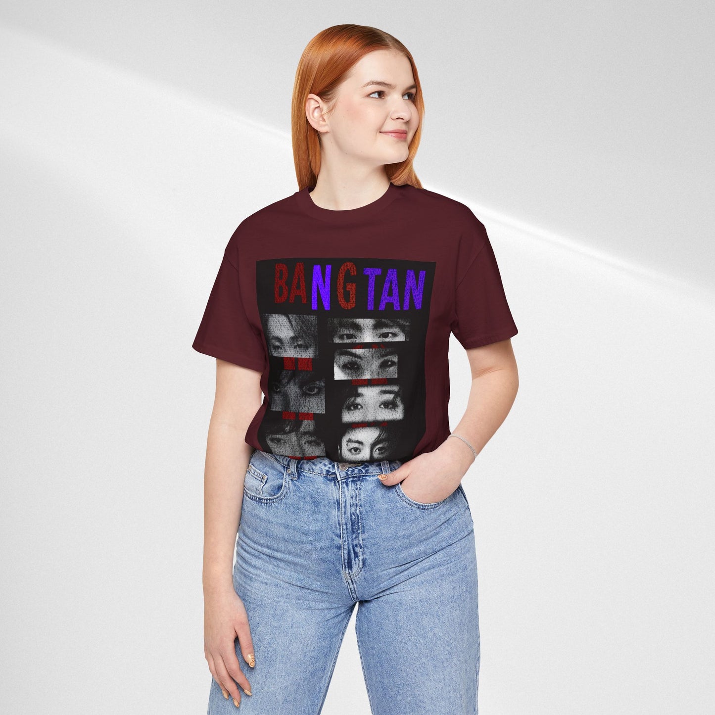 Bangtan Forever BTS Eyes Graphic Tee – K‑Pop Fan Shirt