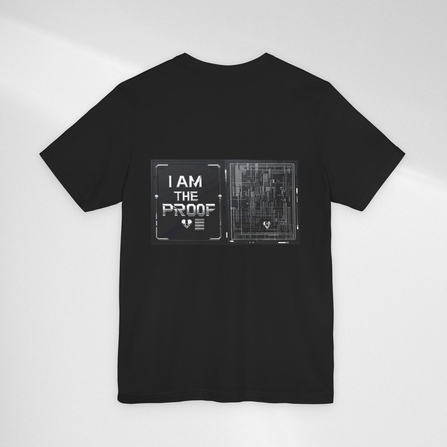 Bulletproof Vest Floral Tee — “I Am The Proof” Graphic T‑Shirt