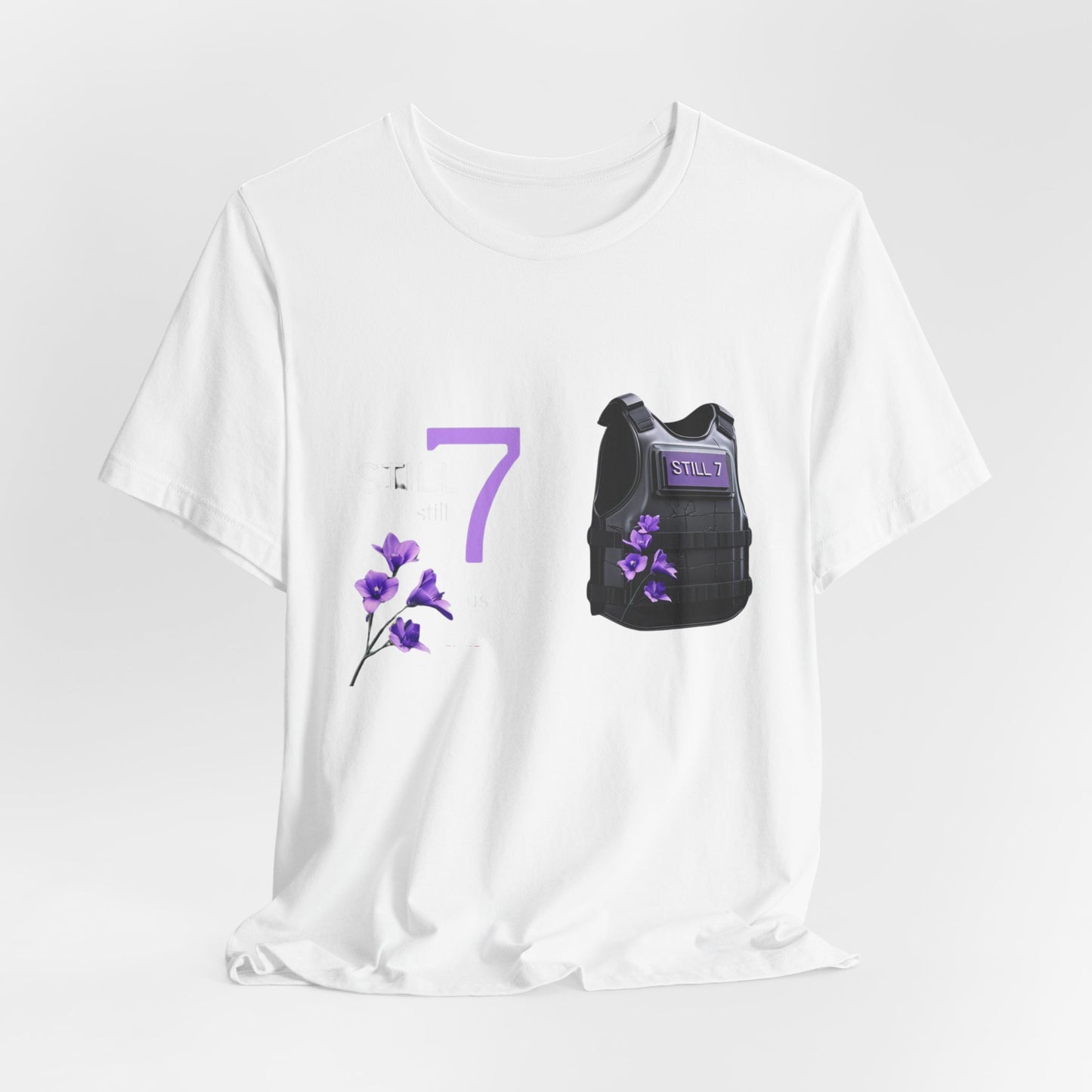 Bulletproof Vest Floral Tee — “I Am The Proof” Graphic T‑Shirt